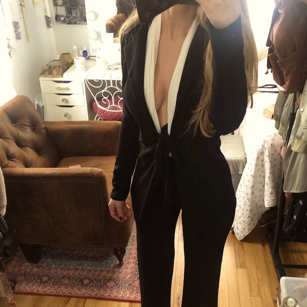 Naked Wardrobe Pant Suit Set and Bodysuit
